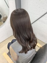 ビーヒアナウ N゜03 金沢駅西店(BE HERE NOW)&nbsp;髪質改善カラー/ブラウングレージュ