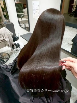 オリ('Oli) 髪質改善カラー×オリーブベージュ