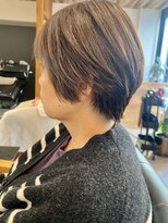 フリー(Free)&nbsp;40代大人似合わせショートボブひし形シルエットツヤ髪スタイル