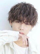 men's ツイストスパイラルパーマ[名古屋駅/栄駅/波巻きパーマ/波巻きスパイラル/ツイストスパイラルパーマ]