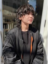 マル 薬院浄水店(MAR.co)&nbsp;黒髪ウルフパーマ