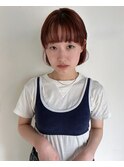 [LESS 伏見/丸の内/栄/名古屋]オレンジ×ミニボブ★大野