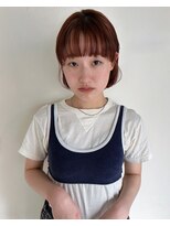 レス 伏見(LESS)&nbsp;[LESS 伏見/丸の内/栄/名古屋]オレンジ×ミニボブ★大野