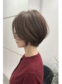 ショートボブ/大人ボブ/40代/50代