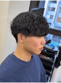 メンズマッシュ 無造作パーマ