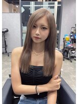ペヴァ バイ シエンゴールド(PEVA by CIEN gold)&nbsp;ミルクティーグレージュ/ブリーチ/ハイトーン#浜松駅#カラー