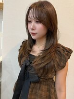 チザン(TIZAN)&nbsp;レイヤーカット × ミントベージュ