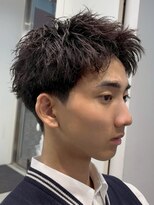 フィフス 大分(fifth)&nbsp;大分スパイキーパーマメンズカットスパイキーショート刈り上げ