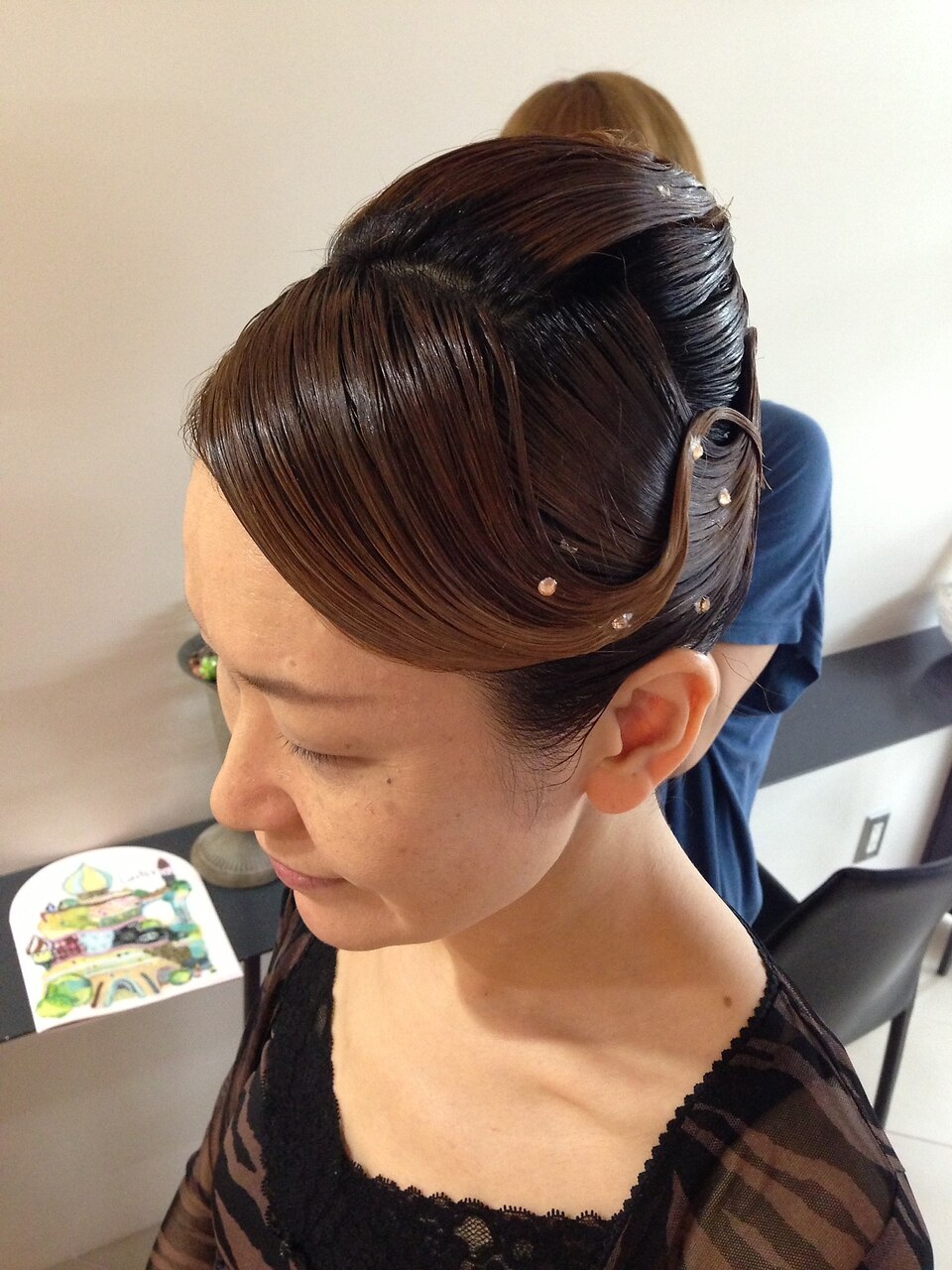 社交ダンス ヘアセット