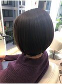 毛先までしっとりまとまるボブにオージュアトリートメント！