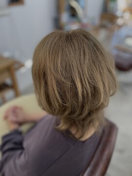 サロン(SALON) サンドベージュウルフ