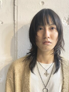 Ricca 山岸 オシャレメンズのロングウルフ L リッカ Ricca のヘアカタログ ホットペッパービューティー