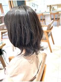 外ハネミディ