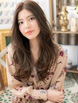 カバーヘア ブリス 戸田公園西口店(COVER HAIR bliss)&nbsp;くせ毛風小顔ウェーブ巻きロングレイヤーc5戸田公園20代30代!