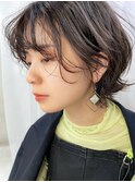 #ボブウルフ#プラチナグレージュ#ラフ1