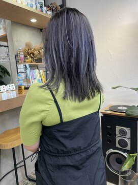 イット(it.) it.Style ラベンダー ブルー ハイライト バレイヤージュ