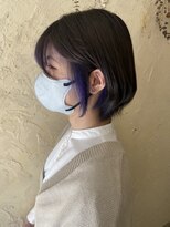 高円寺四百倍美容室 【インナーカラー】パープル