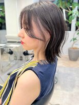 グラフ 銀座(GRAFF)&nbsp;イヤリングカラーボブインナーカラーくびれヘア