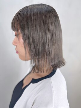 アイティーバイアルバム 下北沢店(IT by ALBUM) グレージュ_グレーベージュレイヤーロング前髪パーマ_ba466581