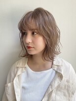 ラミエバイメルト 下北沢(lamie by melt)&nbsp;花田紗希/ボブ/シアーベージュ/ブリーチ