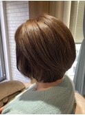 丸みショートボブ