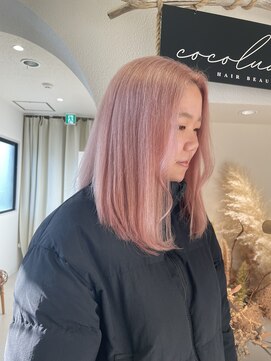ココルアナ(coco luana) ピンクベージュ/韓国/ハイトーン/ケアブリーチ