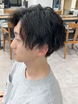 ネオリーブ クーロ メゾン 横浜(Neolive curro Maison)&nbsp;ゆるめのツイストスパイラル×ニュアンスパーマ[メンズ]