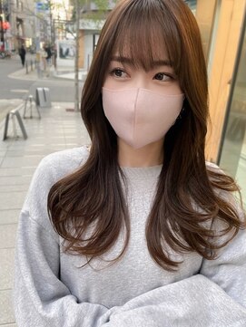 ケアシンサイバシ(CARE shinsaibashi) 韓国風フェイスレイヤーカット