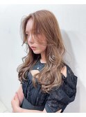 ブリーチ無しミルクティー