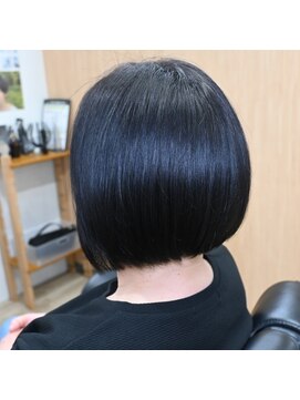 ナクレヘアー(nacure hair) お手入れ簡単前下がりボブ/縮毛矯正