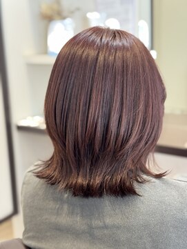 アナザーワールドココン(ANOTHER WORLD cocon) 艶感ボルドーピンクカラー