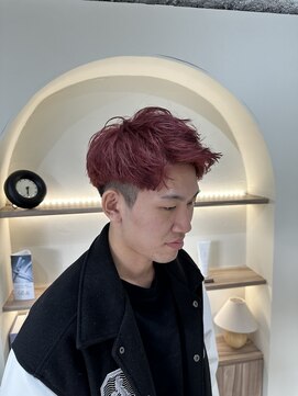 ジーナ 博多筑紫口(Zina) メンズショート×ワインレッド！【福田れん】