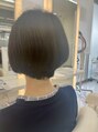 ミナ Hair design mina ヘアデザイン&nbsp;ノーブローでもまとまるような、お手入れ簡単コンパクトボブ