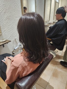 アルメリア 池袋(Arumeria) ダークグリーン　20代30代大人キレイ髪質改善大人可愛い