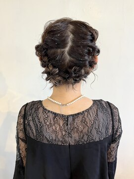 ムード マグ レーベル 南松本(MOOD Mag Label) 秋映え◎ヘアセットシニヨン×和装大人上品