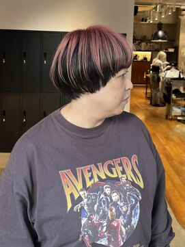 キャンバス 川崎(canvas.) アンブレラカラー パールピンク♪ マッシュ 【窪田】