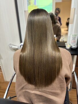 ウィッシュクエルポ 今本店(wish cuerpo) ブリーチなしダブルカラーで叶う透明感ベージュ♪