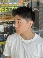 スウェル 船橋店(Swell)&nbsp;MEN’S HAIR/サーフカール/刈り上げセンターパート/船橋