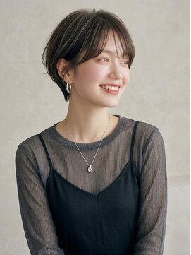 ヘアーメイクパウダー 天王寺寺田町店(Hair make powder) 大人可愛い30代40代50代小顔◎マッシュショート丸みショート