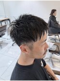 アップバングショート/ツーブロック/メンズショート/藤枝