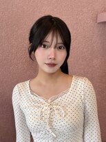 ボタン コロン 表参道 原宿(VOTAN COLON)&nbsp;ハッシュカット/韓国レイヤー/ミディアムレイヤー/原宿/顔まわり