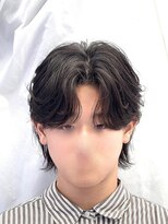 メンズヘアセンス 渋谷(MEN'S HAIR SENSE)&nbsp;ニュアンスパーマ/センターパート/メンズ/眉毛/フェザーパーマ