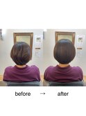 スパケアコース+カラー+カット・髪質改善・縮毛矯正・白髪染め