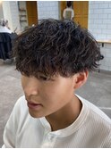 【RIHO】波巻きスパイラルパーマ