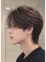 ベル 新宿(Belle)&nbsp;センターパート　カルマパーマ　大人ヘア　メンズパーマ　新宿