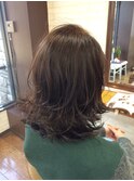 ネイビーベージュカラー