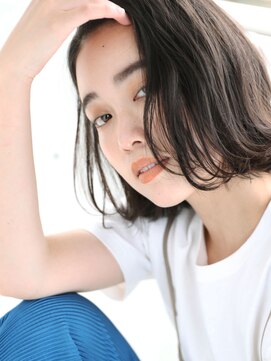 マフェ(mahae) くせ毛風グラマラス外ハネボブ