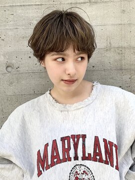 エムクランメイクス 原宿 表参道(m.clan MAKE'S) 【松尾】マッシュショート ココアブラウン 前髪 大人かわいい