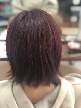 サロン ド シェモア(salon de CHEZ MOI) 透明感！切りっぱなしボブ