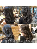 チョビー(Chobii)&nbsp;デジタルパーマロングヘアカタログゆるふわ透明感表参道/栗原24